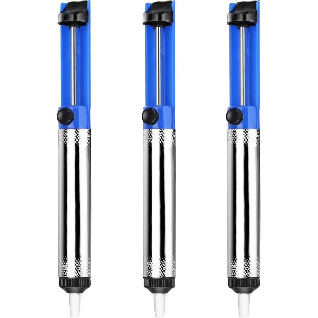 Teenitor Solder Sucker Desoldering ปั๊มสูญญากาศ Solder Removal เครื่องมือ 3 ชิ้น/แพ็ค Desoldering ปั