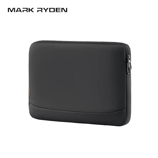 MARK RYDEN 15.6 นิ้ว กระเป๋าแล็ปท็อปกระเป๋าเอกสารมือถือสีดํามีซับในกํามะหยี่