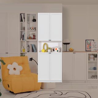 SB Design Square ตู้สูงเก็บของ ขนาด 80 ซม. รุ่น Trixx (หน้าบ…