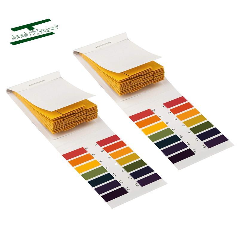 2 ชุด 160 แถบ 1-14 PH Litmus Paper Ph Test Strips เครื่องสําอางน้ําดิน PH Test Paper Strips พร้อมการ