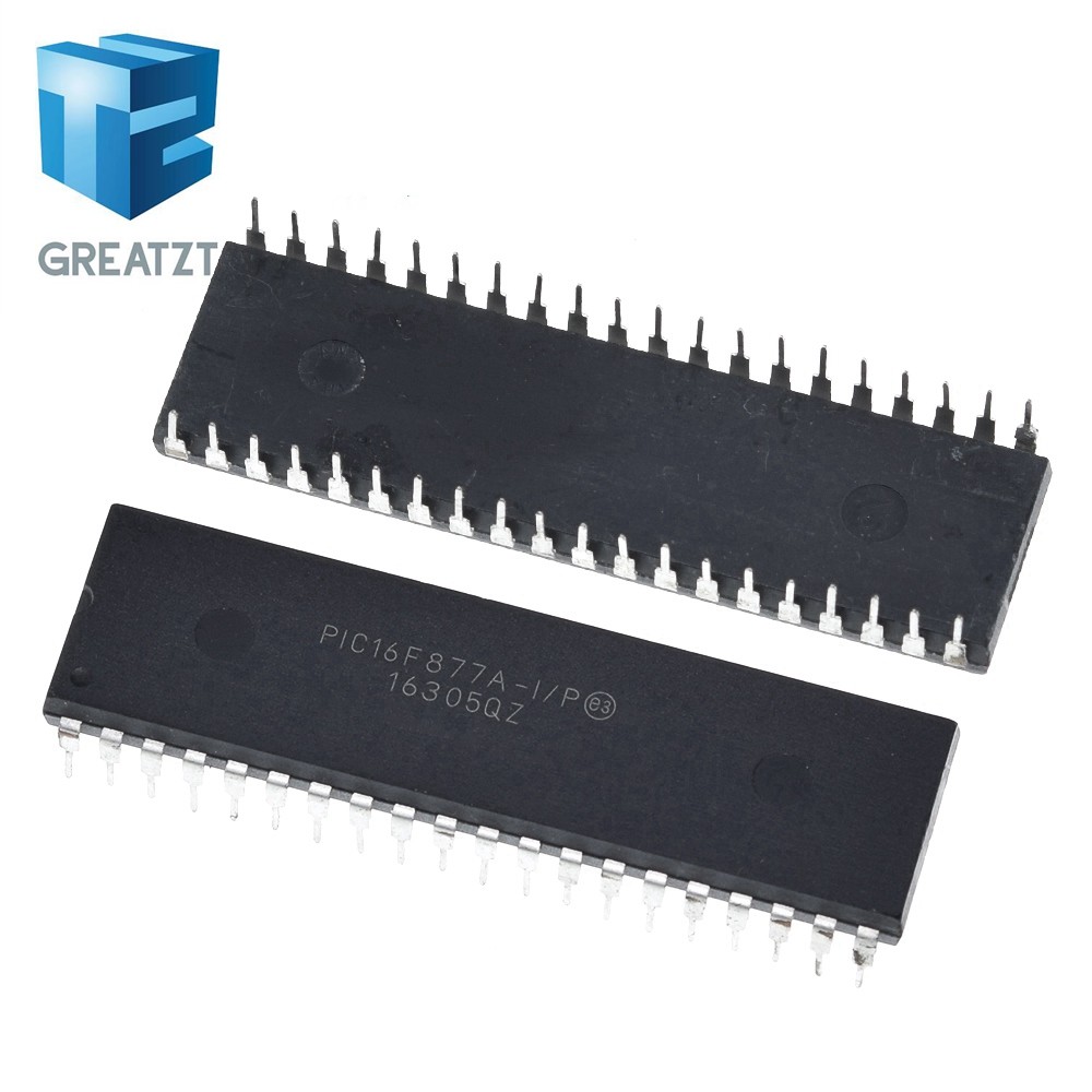 PIC16F877A-I/P PIC16F877A 16F877A DIP40 Enhanced Flash Microcontrollers ใหม่เดิม