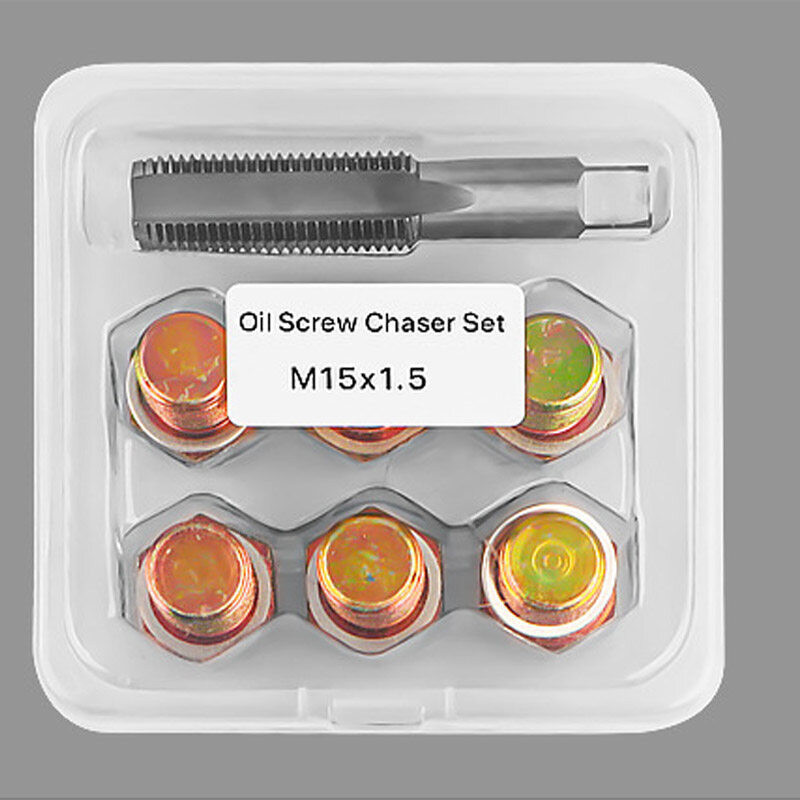 【BRT】ชุดซ่อมเกลียว น๊อตน้ำมันเครื่อง 13x1.5 ชุดซ่อมเกลียวน้ำมันเครื่อง ต๊าปเกลียวน้ำมันเครื่อง ดอกต๊าปเกลียว - รูปที่ 2