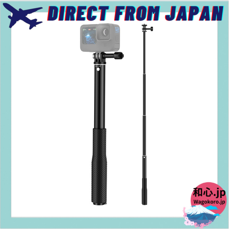 Waterproof Selfie Stick for GoPro – 92cm Extendable 3-Stage Pole, Lightweight & Portable for Travel/