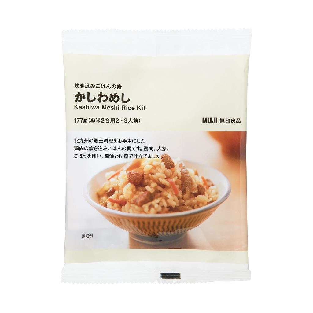 Muji Mixed Rice Seasoning Kashiwameshi for 2 Cups of Rice (2-3 Servings) 177g 84132742