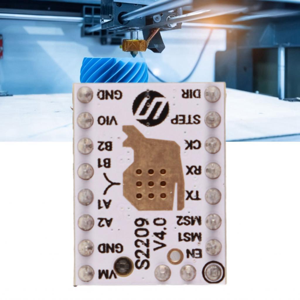 เครื่องพิมพ์ 3D ปิดเสียงพิเศษ TMC2209 V3.1 Stepper Motor Driver โมดูลฮีทซิงค์อัพเกรดสําหรับ TMC2208 