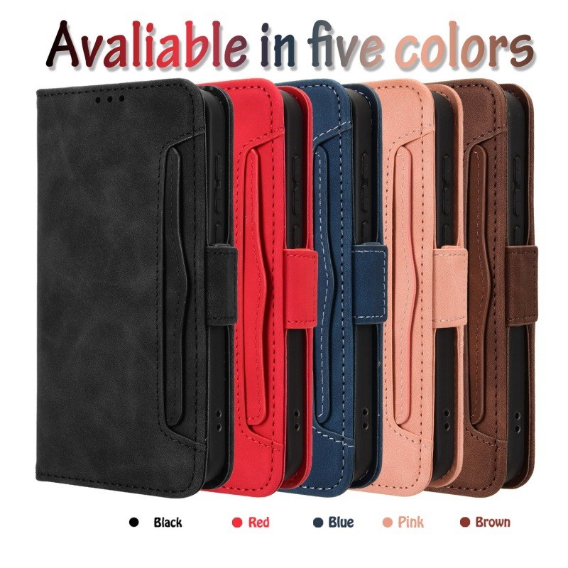 สําหรับ vivo X300 กระเป๋าสตางค์หนังพรีเมี่ยมหนัง Multi-card slot สําหรับ vivo X300/pro เคสโทรศัพท์ 6