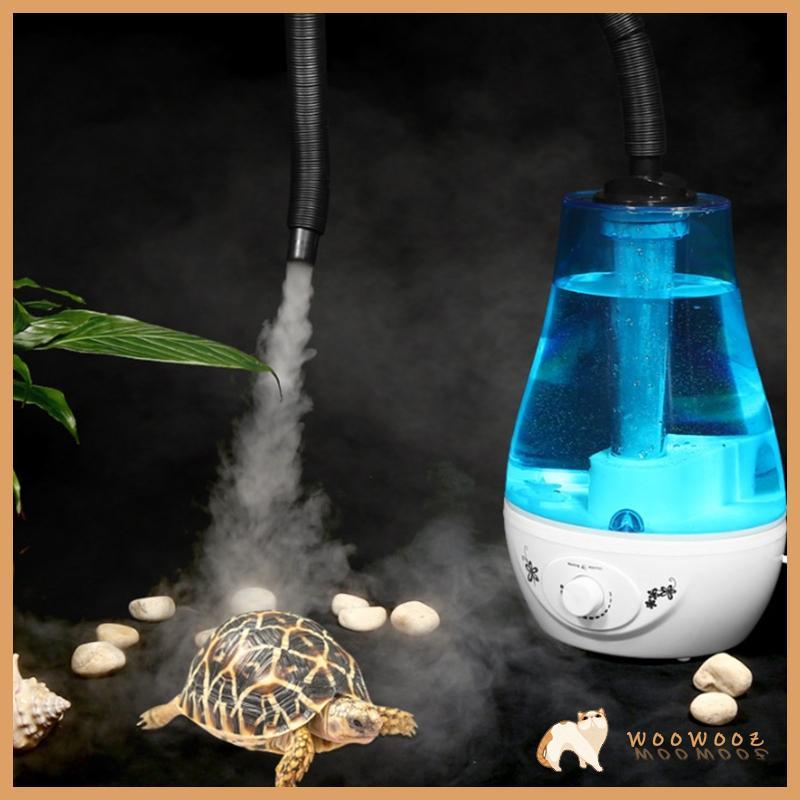 WOW สัตว์เลื้อยคลาน Misting Fogger พร้อมฟางเหมาะสําหรับสัตว์เลื้อยคลาน Amphibians และ Terrarium