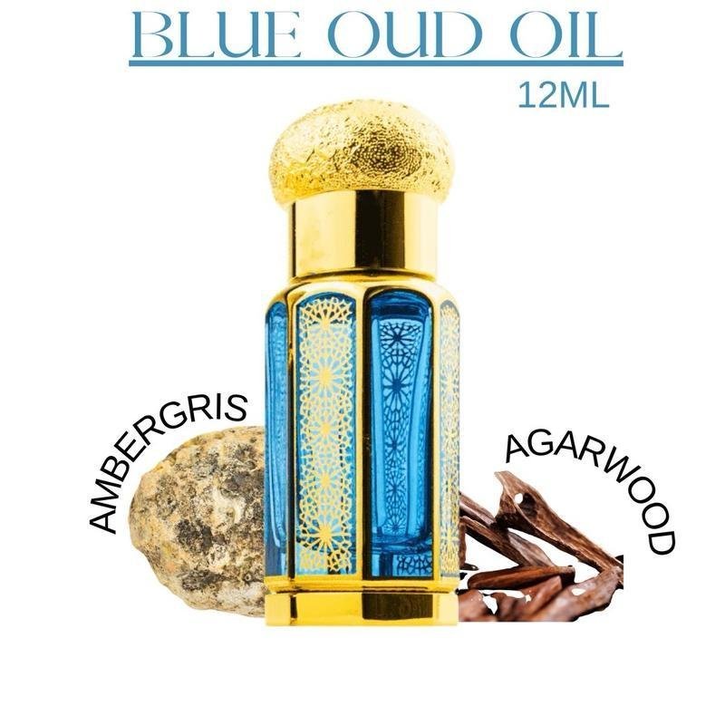 BLUE OUD OIL น้ํามันหอม 12ML สําหรับผู้ชายและผู้หญิง
