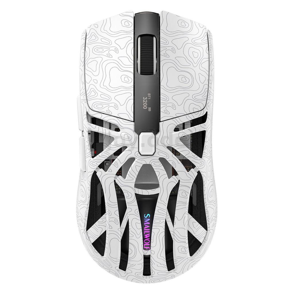 MSAILWOLF M8 Tri-mode Gaming Mouse พร้อมแท่นชาร์จ PAW3311 Sensor RGB Light 12000DPI จอแสดงผล Gamer เ