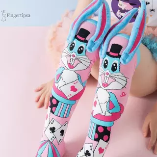 ถุงน่องและถุงเท้ายาวแบบการ์ตูนFunny Animal Pattern สำหรับสุภาพสตรียกระบายอากาศดี