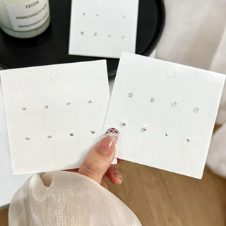 COD-ในไทย💖S925ต่างหูสตั๊ด ชุด 8 ชิ้น ละเอียดอ่อน ไม่ทําให้แพ…