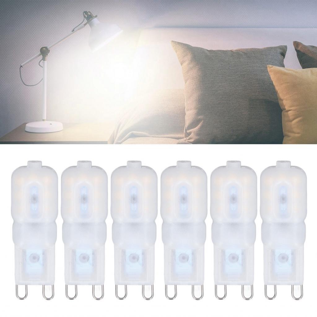 หลอดไฟ 50000H เสถียรติดตั้งง่ายหลอดไฟ LED G9 หรี่แสงได้สำหรับโคมไฟติดผนัง