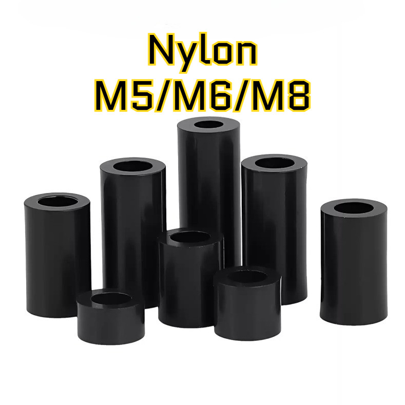 คอลัมน์แยก ABS สีดําผ่านคอลัมน์แขนไนลอน, คอลัมน์แยกฉนวน M5/M6/M8 HG-MB