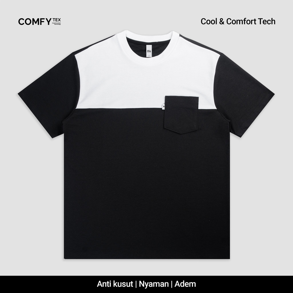 Welldone Tshirt Pocket Comfy Tex AiryCool - Slingshot Black Unisex