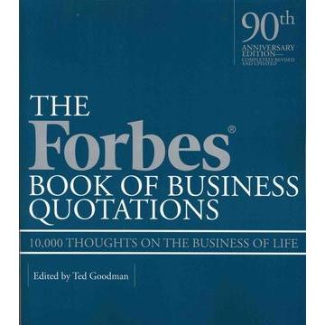 [BnB] USED The Forbes Book of Business Quotes: 10,000ความคิดในธุรกิจชีวิตโดย Ted Goodman (เอ็ด) (มือ
