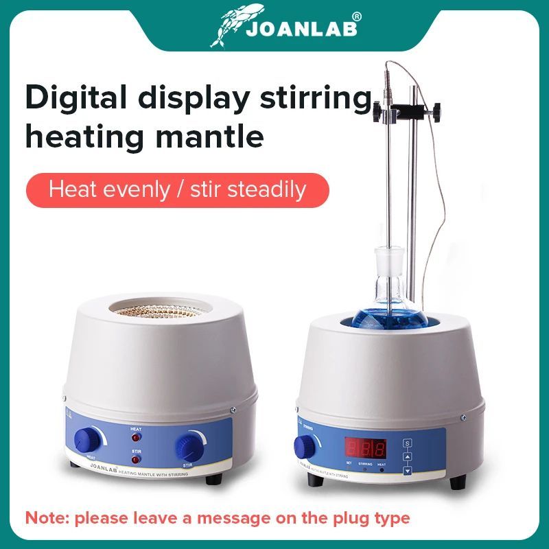 JOANLAB Official Store 1000ml Digital Electric Heating Mantle Lab อุปกรณ์พร้อมตัวควบคุมความร้อน 110v