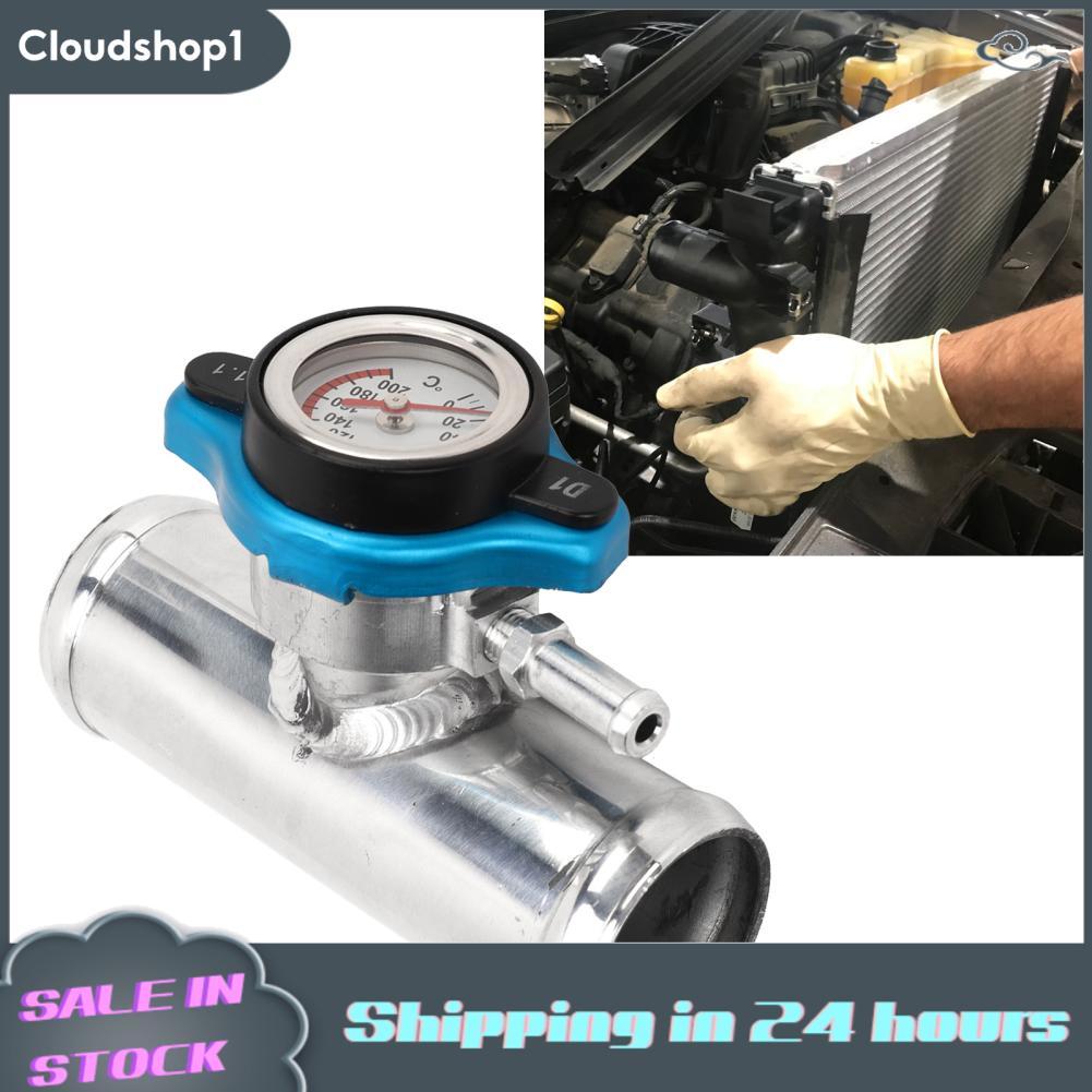 cloudshop1 คอเติมน้ำหล่อเย็น 1?1/2 นิ้ว O.D Heavy Duty Inline หม้อน้ำฟิลเลอร์ขัดพื้นผิวสำหรับยานยนต์