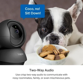 TP-Link กล้องวงจรปิด 3MP Wi-Fi ปรับมุม หมุนได้ 360° พูดคุยโต้ตอบได้ รุ่น Tapo C211