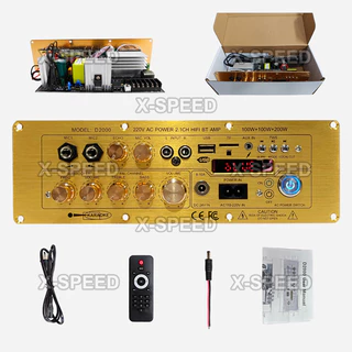 แอมป์จิ๋ว D900 200W เครื่องขยายเสียงบลูทูธ D800 1002t Audio HiFi D1500 แอมขยายเสียง เครื่องขยายเสียง tube amplifier usb