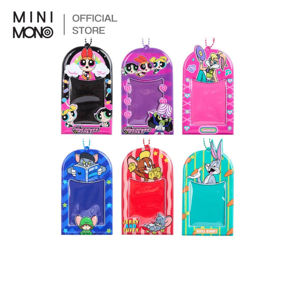 Mini mono ที่ใส่บัตรลายการ์ตูน ขนาด 8x14 ซม. ลิขสิทธิ์แท้ พกพาสะดวก ใช้งานได้ทุกวัน