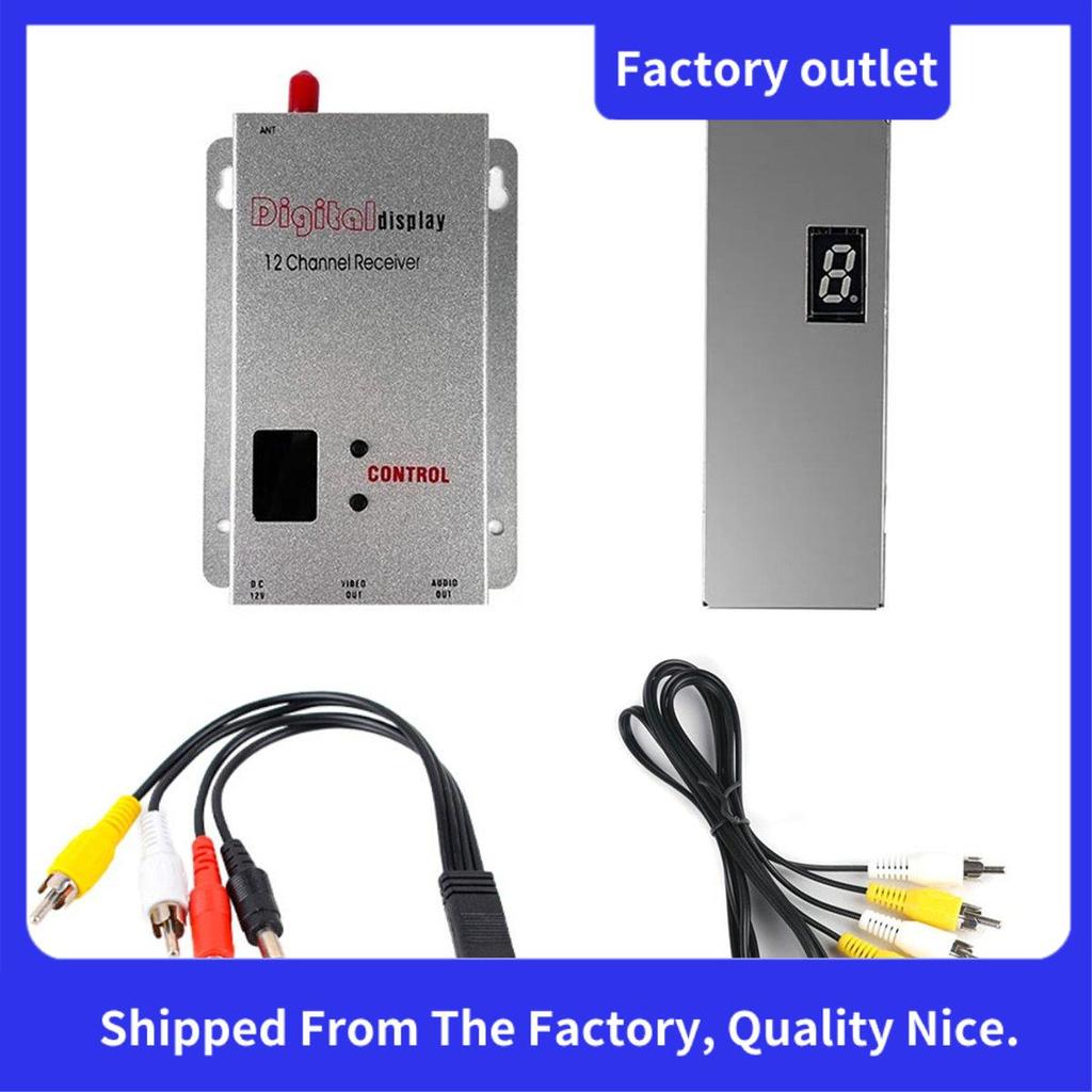 FPV 1.2G 1.3G 1.6W VTX เครื่องส่งสัญญาณ + 12CH ตัวรับสัญญาณ VRX ชุดอะไหล่อุปกรณ์เสริม 8CH 0.1mW/25mW