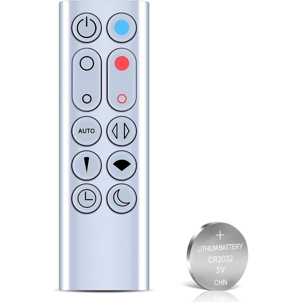 รีโมทคอนโทรลทดแทนสําหรับ Dyson HP02 HP03 Pure +Cool Link Air Purifier Tower Fan - พร้อมแบตเตอรี่