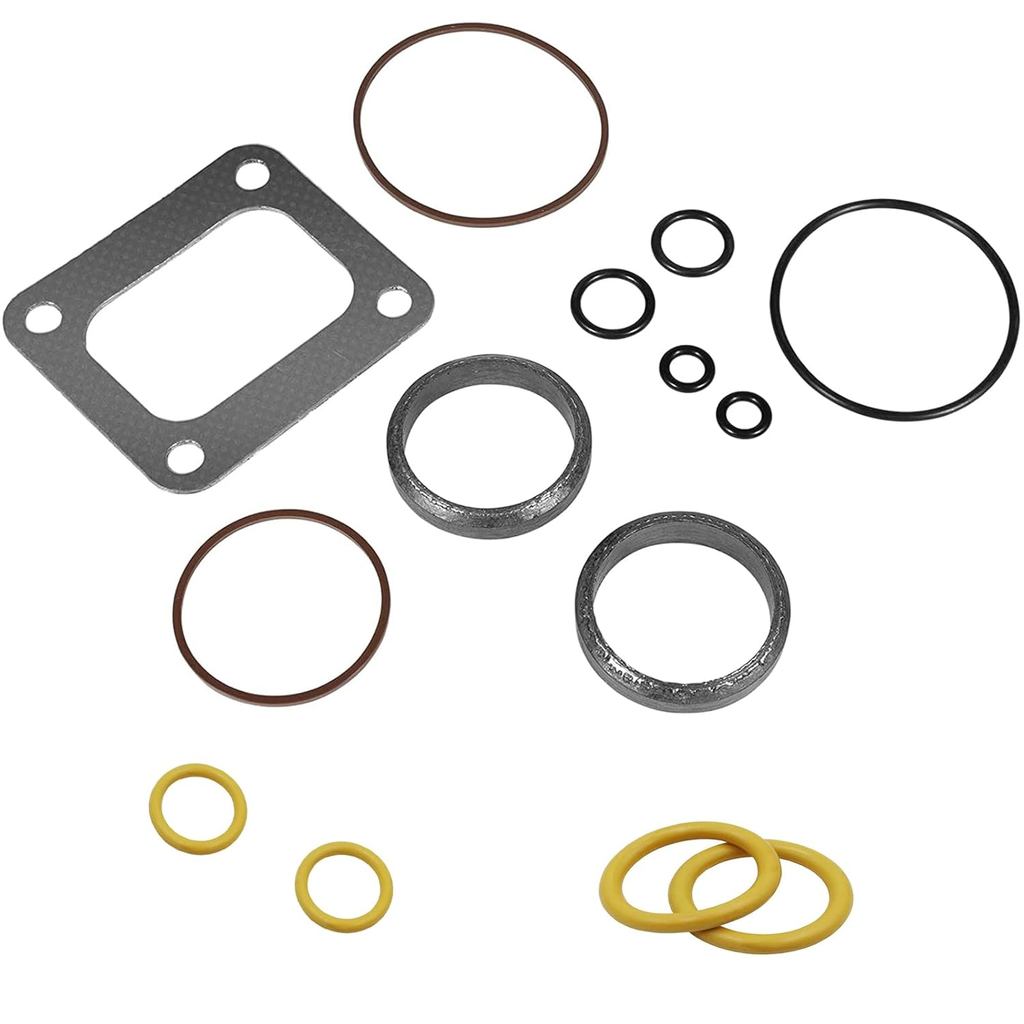 สําหรับ Ford 1994-2003 7.3L Powerสโตรกดีเซล 72468 Turbo ติดตั้งปะเก็นชุด & Turbo PESTAL O-Ring ปะเก็
