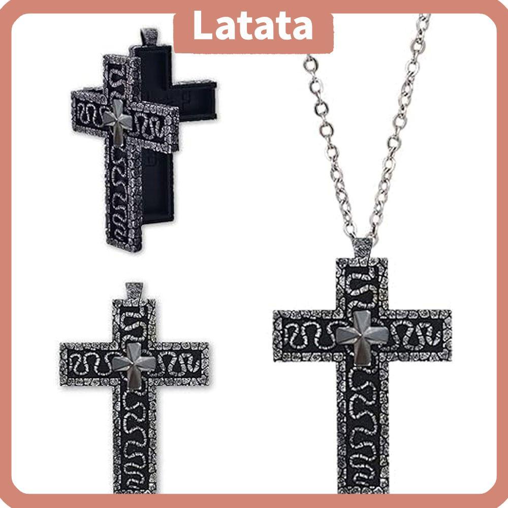 สร้อยคอจี้โซ่ lta สแตนเลส ออกแบบเปิดได้ ของขวัญวินเทจสำหรับคนพิเศษ