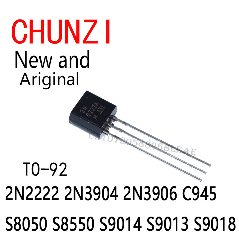 600PCS 15Value x 40PCS Transistor TO-92 Assortment Box Kit 2N2222 2N3904 2N3906 C945 S8050 S8550 S90