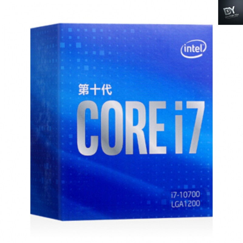 DIY FOR YOU Intel cpu i7 10700 11700 10500 10600KF 10400F 11900KF 11900K กล่อง