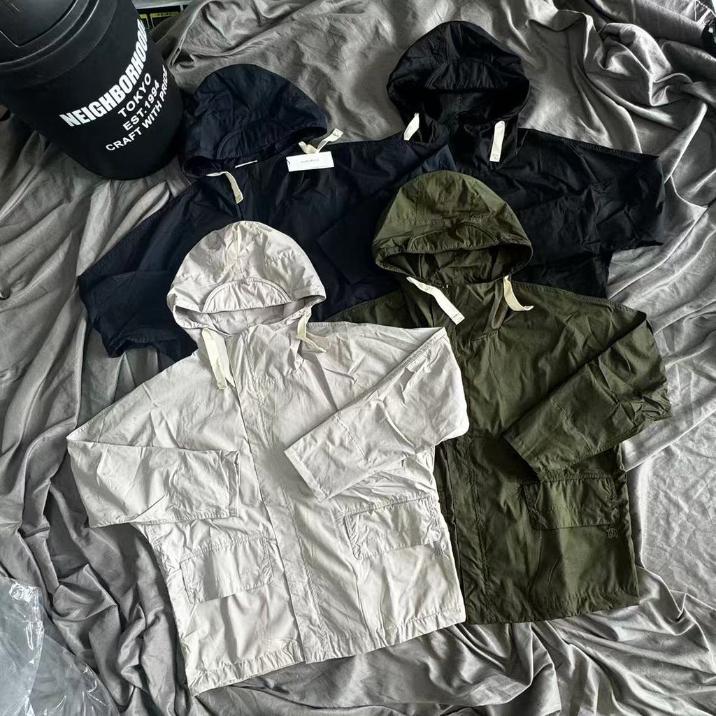 NANAMICA M51Functional Outdoor Hooded Trench Coat Jacket Oversized