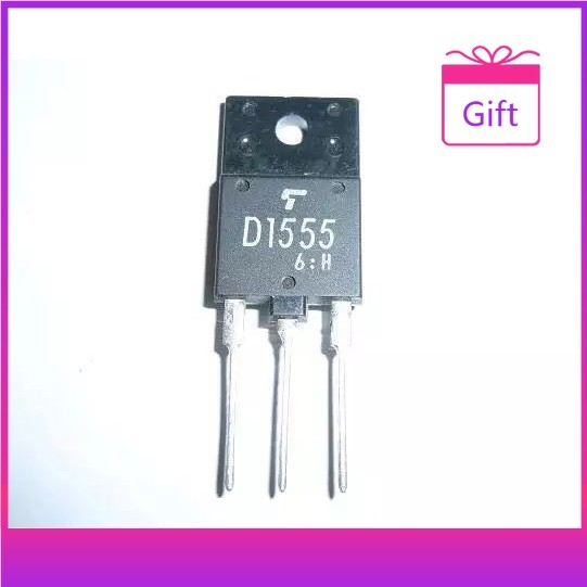 ยี่ห้อใหม่ 10 ชิ้น D1555 2SD1555 TO-3PF 1500V 5A