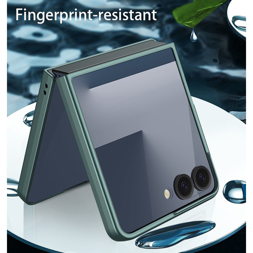สําหรับเคสโทรศัพท์ Samsung Galaxy Flip 7 Flip765 เคสหน้าจอแบบพับได้ผิวรู้สึกมีน้ําค้างแข็งเปลือก Flip7 บางเฉียบ ราคา ถูกที่สุด ดีลบีเคเค แกลเลอรีภาพที่ 3