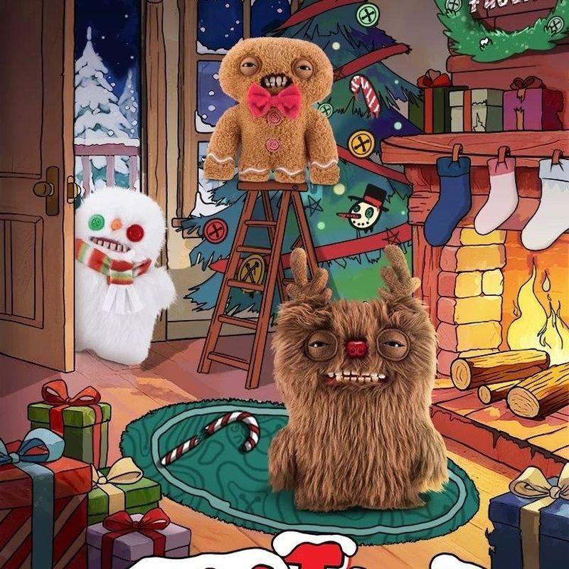 【พร้อมส่ง】fuggler โมเดล พวงกุญแจ ตุ๊กตา พวงกุญแจ พวงกุญแจ fuggler funny ugly monster fuggler spongeb