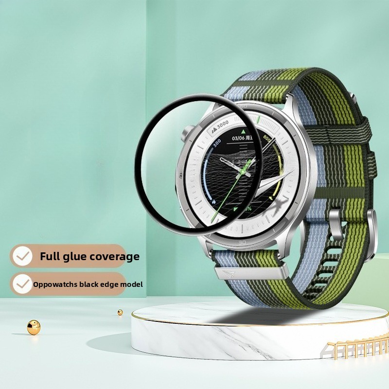 3D ฟิล์มป้องกันสําหรับ OPPO Watch S 2025 สมาร์ทวอท์ชป้องกันหน้าจอครอบคลุมเต็มรูปแบบ Anti-scratch อุปกรณ์เสริมสําหรับ OPPO watchX