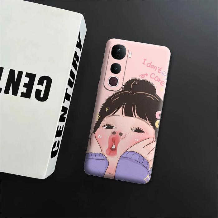 Softcase Viv0 Y400 4G / Y400 5G / Y04s / Y04 / Y29 4G / Y29 5G - เคส - Cute Face Motif - Procamera -