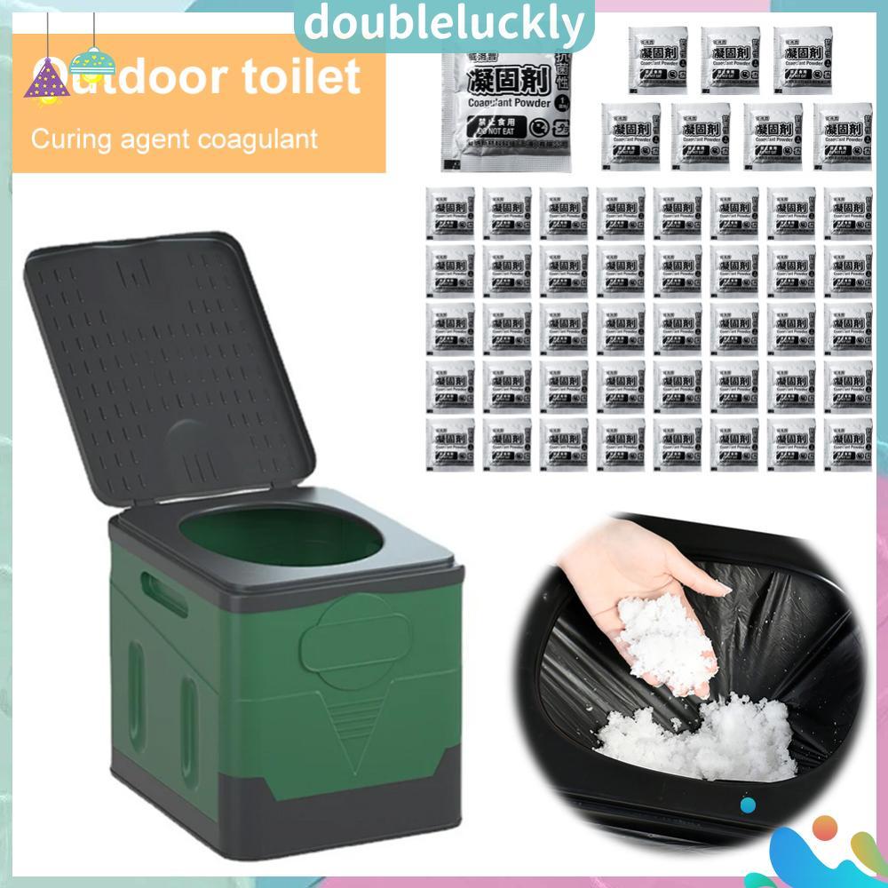 【Hot】48pcs ดซับห้องน้ําเป็นมิตรกับสิ่งแวดล้อม Liquid Waste Gelling Powder Rapid Poo ปัสสาวะผง Camping ห้องน้ําเจลสําหรับ Camping เดินป่า - รูปที่ 3
