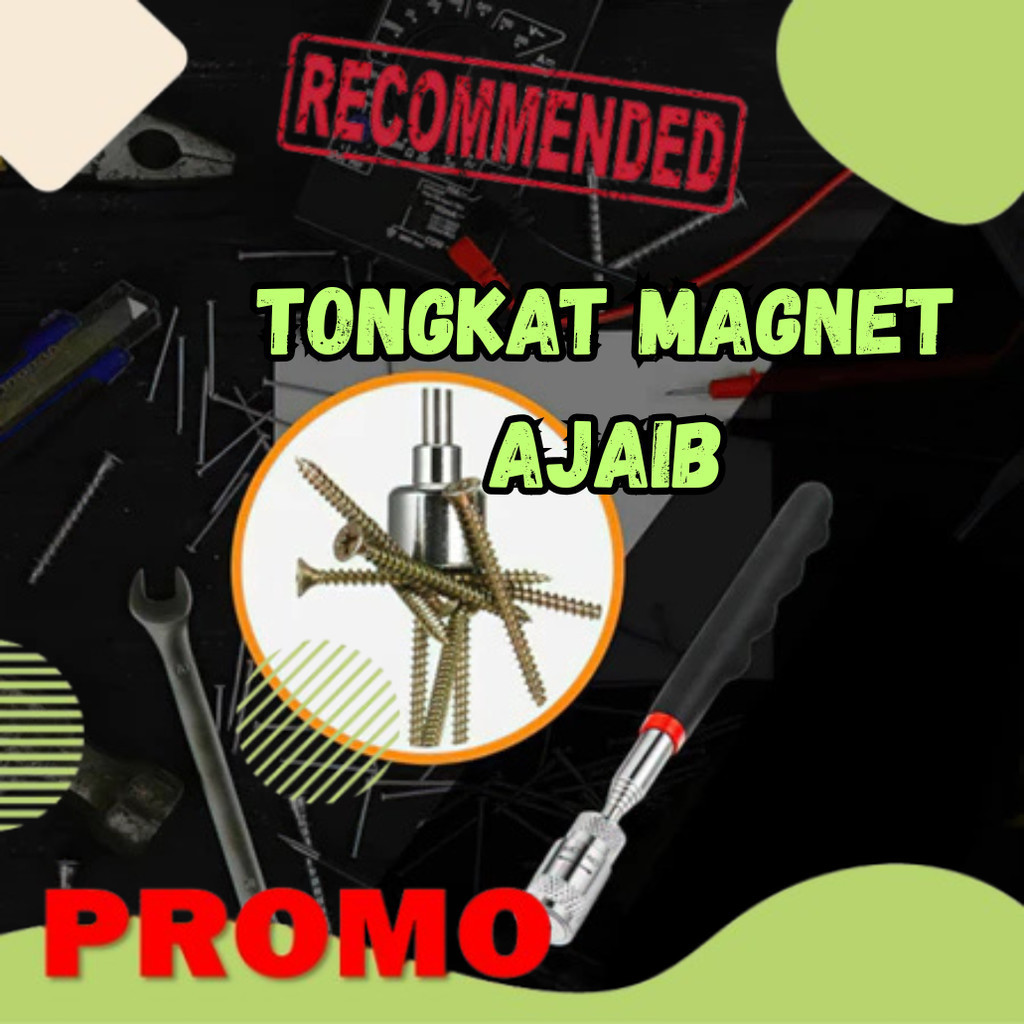 Telescopic Magnetic Stick Magnetic Stick Light Pick Up Goods Nut Bolt Iron Drop Telescopic Stick