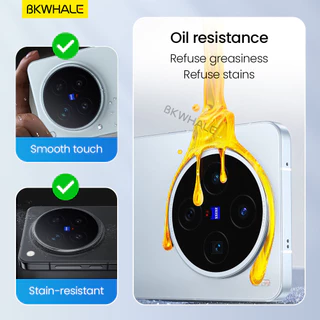 BKWHALE HD กล้อง Protector กระจกนิรภัยสําหรับ Vivo X300 Pro X200 Pro Mini X100 Ultra X200S X100S Y300Pro iQOO 13 Z10 Turbo 12 Pro เต็มหน้าจอครอบคลุมเลนส์ใสป้องกันฟิล์ม