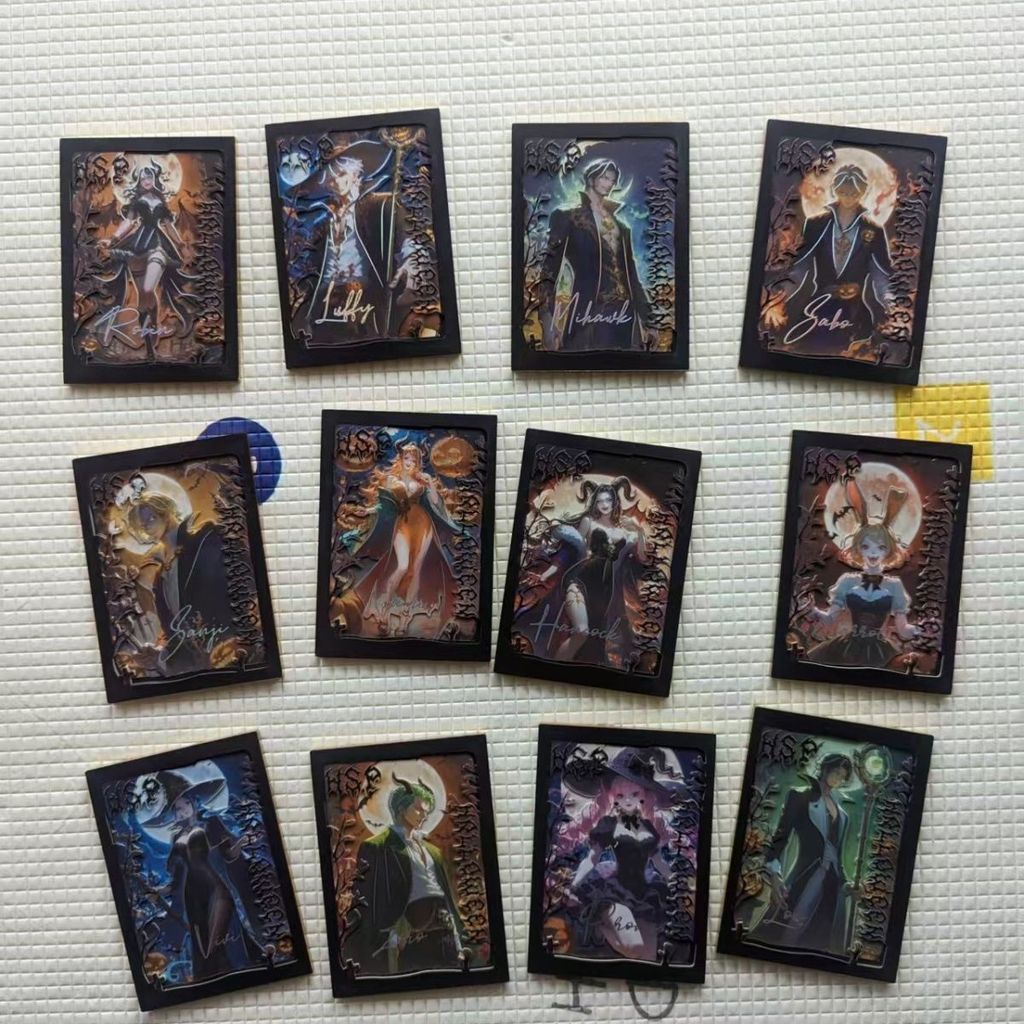 One Piece Collection Card ชุดการ์ดถักหน้าต่าง Oriental Artistic Conception 12 ชิ้น