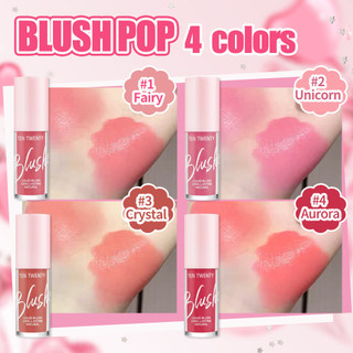 Matte Liquid Blusher for Natural Cheek Contour Long-Lasting Improve skin radiance 5g