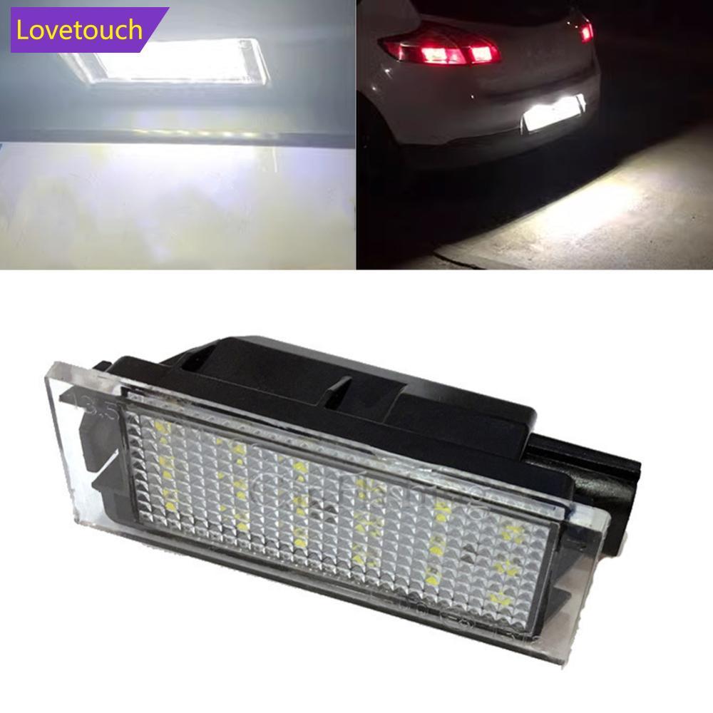 LOVETOUCH 1 PC รถ LED ป้ายทะเบียนเปลี่ยน Canbus ข้อผิดพลาดฟรีรถ 12V สําหรับ Renault Clio 3 4 Espace 