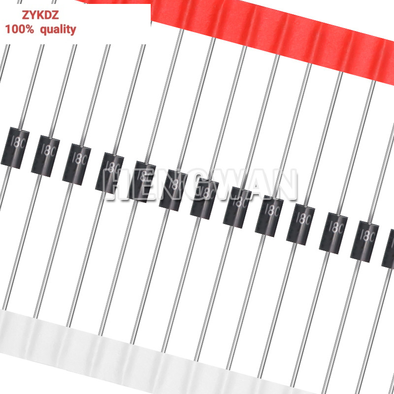 ชิปเดิม ICIC20pcs TVS ไดโอด DO-15 P6KE6.8 CA P6KE7.5 CA P6KE12CA P6KE16CA P6KE18CA P6KE24CA P6KE27CA