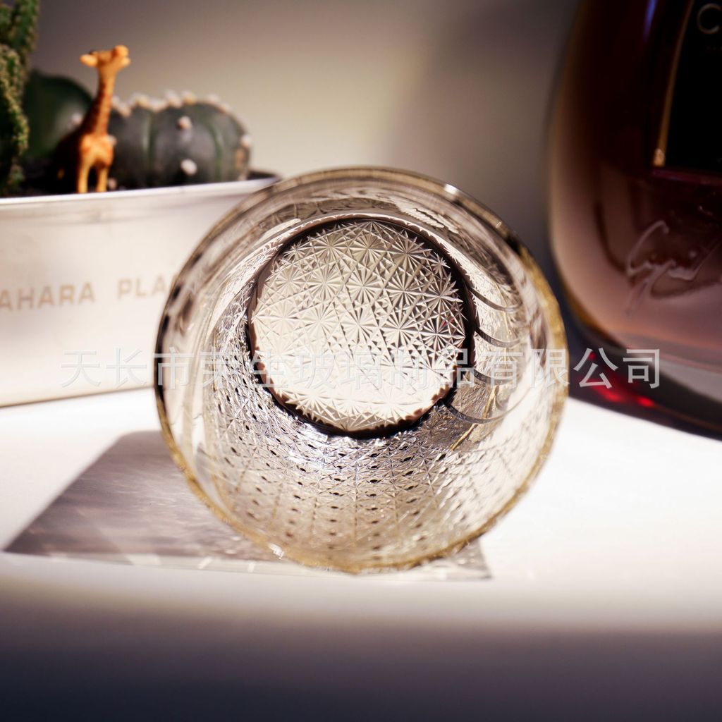 Influencer Zodiac Wine Glass Tiger Glass Edo Kiriko Glass แก้วคริสตัลแก้ววิสกี้