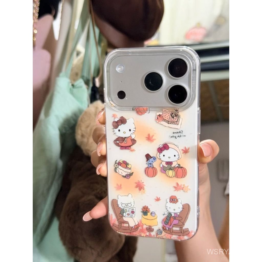 เคสโทรศัพท์ เหมาะสําหรับ iPhone 7 8 X XS XR XSMAX 11 12 13 14 15 16 17 Pro max Plus Air Pumpkin KT C
