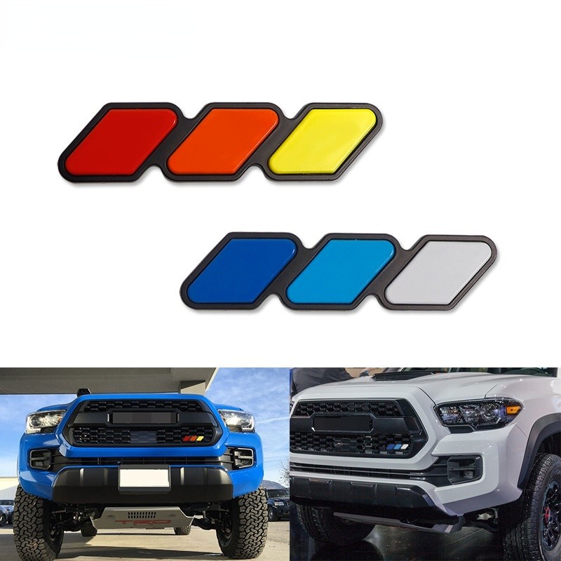 Ford Tricolor sports ดัดแปลงโลโก้โฟกัส Ranger kuga MK4/MK3. 5/MK3/MK2/MK2.5 Grill Bonnet ตกแต่งป้ายส