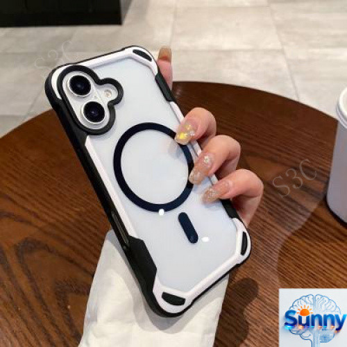 Sunny3C Clear Case เข้ากันได้กับ iPhone 17 16 15 14 13 12 11 Pro Max Plus Air Case