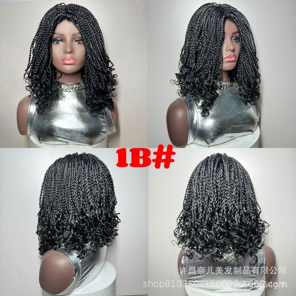 ชุดวิกผมถักเปียสกปรก 12 เพลง#头套股T1B/ผมโครเชต์2แอฟริกันนิ้ว27 6อุ้ย1