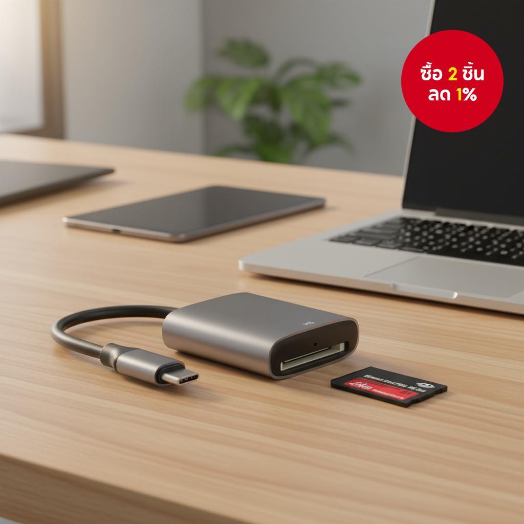 อะแดปเตอร์อ่านการ์ด Type C to MS Memory Stick สําหรับ iPhone, MS PRO, MacBook, แล็ปท็อป