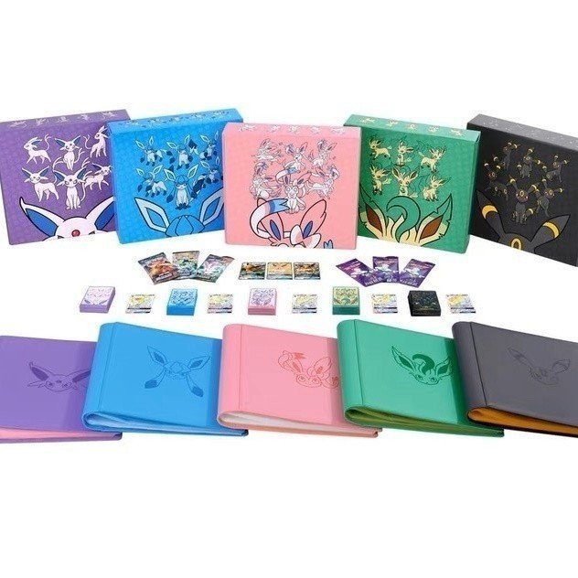 Had diskon masa[Bean Juice Card] PTCG Eevee Gift Box Merchandise Pokémon Eevee Card Holder PTCG Card